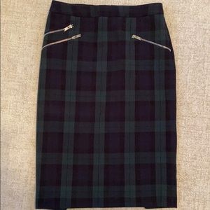 Tartan Midi Skirt